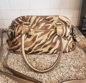 Animal print purse